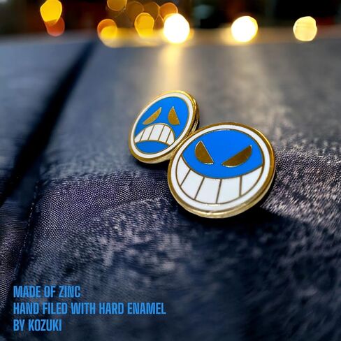 ACE PINS ONE PIECE INSPIRED ACE ENAMEL PIN ACE TATTOO THREE BROTHER PINS ACE PIN ENAMEL in Saudi Arabia