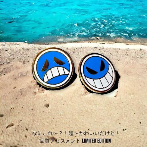 ACE PINS ONE PIECE INSPIRED ACE ENAMEL PIN ACE TATTOO THREE BROTHER PINS ACE PIN ENAMEL in Saudi Arabia