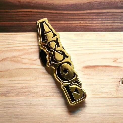 ACE PINS ONE PIECE INSPIRED ACE ENAMEL PIN ACE TATTOO THREE BROTHER PINS ACE PIN ENAMEL in Saudi Arabia
