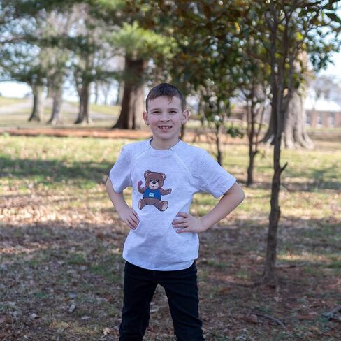 MandMcares Kid's Chemo T-Shirt with Chest Port Access | Dialysis Clothing with Chest Zippers for Catheter Easy Access in Saudi Arabia