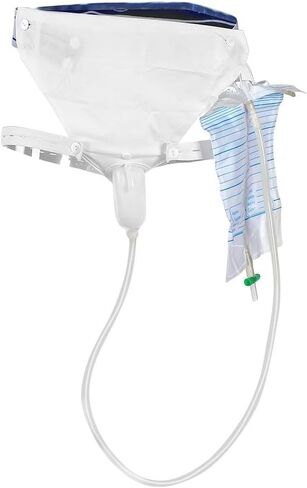 YINUODAY Urinals Collector with 2 Urine Catheter Bags, Portable Silicone Urinal for Men Woman Incontinence Underwear Supplies Wearable Female Urinator for Incontinence Bladder Aid in Kuwait