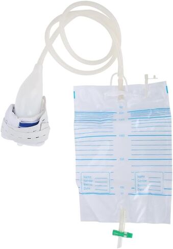 YINUODAY Urinals Collector with 2 Urine Catheter Bags, Portable Silicone Urinal for Men Woman Incontinence Underwear Supplies Wearable Female Urinator for Incontinence Bladder Aid in Kuwait