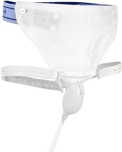 YINUODAY Urinals Collector with 2 Urine Catheter Bags, Portable Silicone Urinal for Men Woman Incontinence Underwear Supplies Wearable Female Urinator for Incontinence Bladder Aid in Kuwait