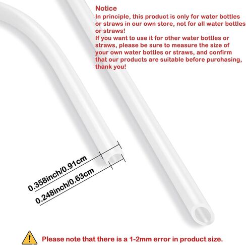 Long Straws with Lids for Hockey Water Bottles 32oz, Plastic Accessories for Football Lacrosse Gym Sport Squeezable Bottle for 0.358in Diameter Straws in Saudi Arabia
