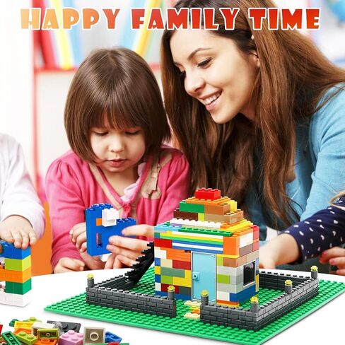 مجموعة مكعبات البناء الكلاسيكية، 500 قطعة مكعبات بناء أساسية، STEM Creative متوافقة مع جميع العلامات التجارية الكبرى، لعبة تعليمية مثالية للأطفال والمراهقين in Kuwait