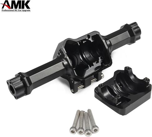 مجموعة AMK TRX4 النحاسية لمحور البوابة الأمامية والخلفية 1106 جرام طلاء أسود مع أغطية مختلفة أوزان عداد C-Hub لـ 1/10 RC Crawler TRX6 TRX4 ترقيات (أمامي + خلفي) in Saudi Arabia