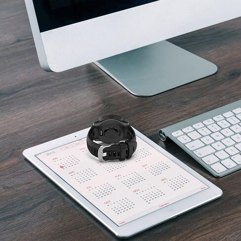 MOTONG متوافق مع حزام استبدال Garmin غريزة 2S - حزام ساعة معصم بديل من السيليكون متوافق مع Garmin غريزة 2S (سيليكون أسود) in Kuwait