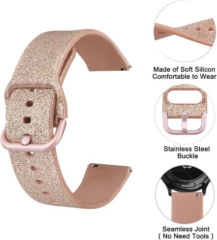 3 عبوات من الأربطة الرياضية لـ Amazfit GTS 4 / GTS 4 Mini / Amazfit GTS 3 /Amazfit GTR GTS 2/2 Mini/2e/Amazfit Bip/ Amazfit Bip 3 Pro/Bip 3/ Bip U/Bip U Pro/Bip Lite، 20 مم سريعة قم بتحرير أربطة السيليكون القابلة للتعديل in Kuwait