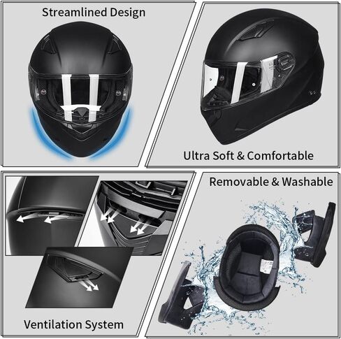 ILM Motorcycle Helmet Motocross Full Face Ultra Large Pinlock Insert Anti-Fog Visor ATV Casco Snowmobile for Men Women DOT in Kuwait