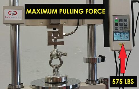 Brute Magnetics- 575 lb Magnet Fishing Bundle, Includes 2.95" Single Sided Rare Earth Neodymium Magnet, 100ft Nylon Paracord with Carabiner, and Threadlocker in Kuwait