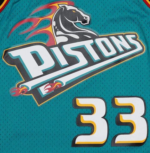 Mitchell & Ness Detroit Pistons Grant Hill 1998 Road Swingman Jersey in Saudi Arabia