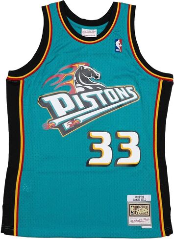 Mitchell & Ness Detroit Pistons Grant Hill 1998 Road Swingman Jersey in Saudi Arabia