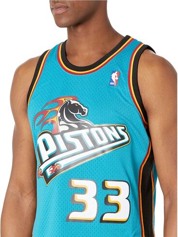 Mitchell & Ness Detroit Pistons Grant Hill 1998 Road Swingman Jersey in Saudi Arabia