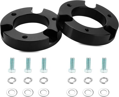 2" Front Leveling Lift Kit Compatible with 2001-2006 Toyota Sequoia, Raised by 2 inch Front Suspension Strut Spacers for 2000-2006 Toyota Tundra, Set of 2 in Saudi Arabia