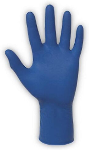 SAS SAFETY CORP. 6603-20-L Powder Free Latex Exam Glove, Blue, Large (Pack of 50) in Saudi Arabia