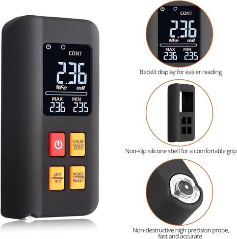 مقياس سمك طلاء بروستر، مقياس سمك الطلاء، مقياس عمق الطلاء، جهاز اختبار سمك طلاء السيارة لمشتري السيارات المستعملة in Kuwait