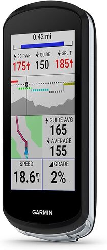 Wearable4U - جهاز كمبيوتر Garmin Edge 1040 GPS للدراجة، على الطرق الوعرة والطرق الوعرة، ودقة موضعية مع مستشعرات السرعة والإيقاع وحزمة البنك الإلكتروني in Kuwait