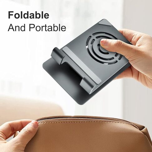 حامل هاتف محمول Miady للمكتب، حامل كمبيوتر لوحي دوار 360 درجة، حامل هاتف سميك قابل للتعديل متوافق مع جميع الهواتف المحمولة، iPhone 14 13 Pro Max Mini، iPad، الكمبيوتر اللوحي 4-11 بوصة in Kuwait