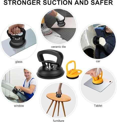 Vantacent89 Car Dent Puller, 3 Pack Dent Removal Kit with Gloves, Powerful Car Dent Remover Paintless Dent Repair Kit for Car Body Dent,Glass,Tiles and Mirror in Kuwait