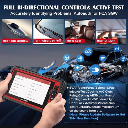 LAUNCH X431 CRP919E Elite OBD2 Scanner 2024 New Bidirectional Tool with CANFD DOIP, Active Test, 35+ Service, ECU Coding, All System Diagnosis, FCA Autoauth, TPMS &BST360, 2-Year Update in Saudi Arabia