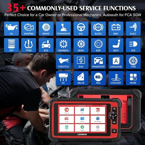 LAUNCH X431 CRP919E Elite OBD2 Scanner 2024 New Bidirectional Tool with CANFD DOIP, Active Test, 35+ Service, ECU Coding, All System Diagnosis, FCA Autoauth, TPMS &BST360, 2-Year Update in Saudi Arabia