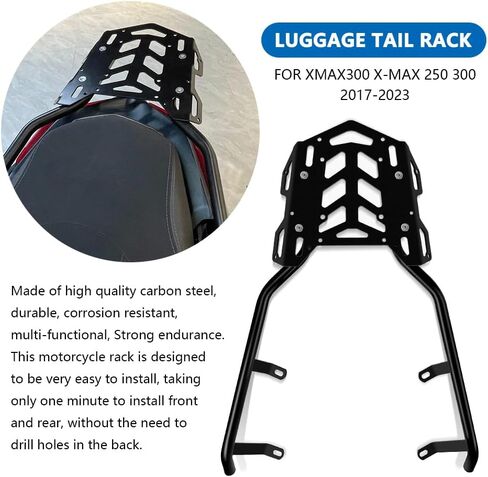for XMAX300 X-MAX 250 300 2017-2023 Motorcycle Rear Rack Luggage Rack Side Box Rack Cargo Rack in Saudi Arabia