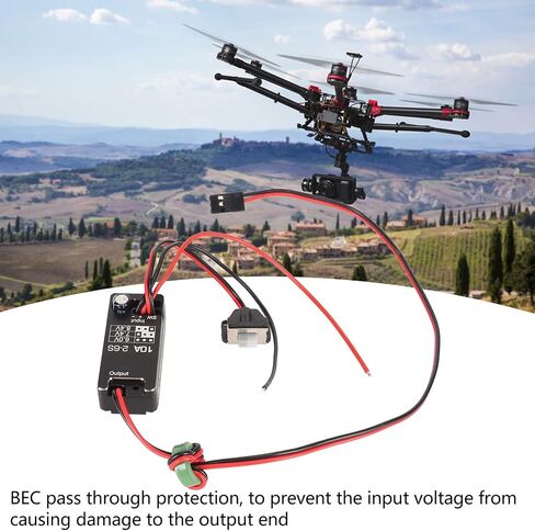 UBEC Adjustable Switch Waterproof BEC 6V 7.4V 8.4V Output 10A Continuous for RC FPV Drone in Saudi Arabia