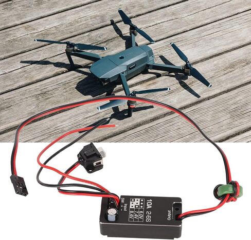 UBEC Adjustable Switch Waterproof BEC 6V 7.4V 8.4V Output 10A Continuous for RC FPV Drone in Saudi Arabia