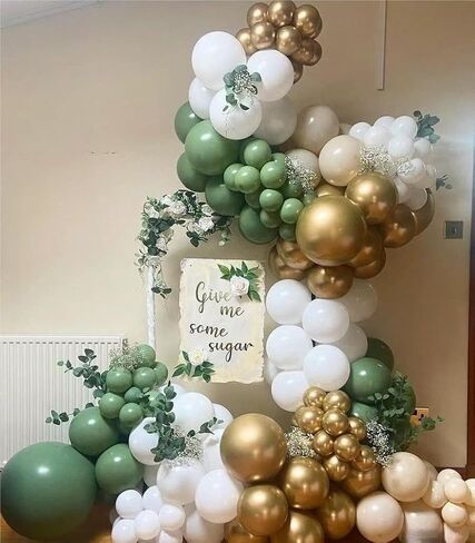Black Silver Balloons Garland Arch Kit, 146Pcs Latex Balloons Different Sizes 18 12 10 5 Inch for Party Decorations, Wedding Backdrop, Birthday, Graduation in Saudi Arabia