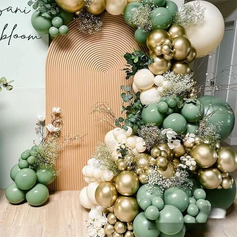 Black Silver Balloons Garland Arch Kit, 146Pcs Latex Balloons Different Sizes 18 12 10 5 Inch for Party Decorations, Wedding Backdrop, Birthday, Graduation in Saudi Arabia