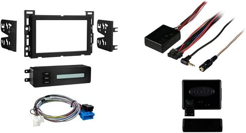 Metra 95-3303B Double DIN Dash Kit for Chevrolet and Pontiac (Black) in Saudi Arabia