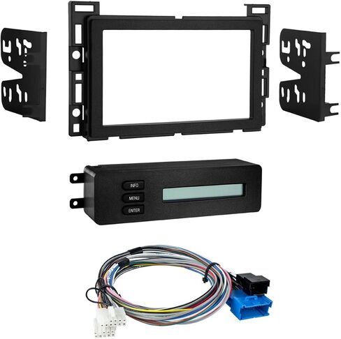 Metra 95-3303B Double DIN Dash Kit for Chevrolet and Pontiac (Black) in Saudi Arabia