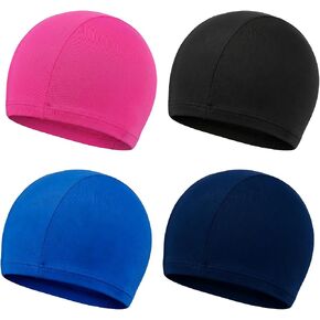 Elastic Swim Caps for Man Women Pure Color Swimming Pool Cap Bathing Caps in Saudi Arabia
