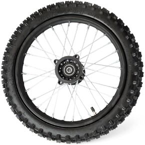 Front Wheel Outer Tire Accessories Compatible with Yozma IN10 E-Bikes, 60/100-14 Rubber Metal Black Replacement Bicycle Motorcycle Parts Crack-Proof & Wear-Resistant in Kuwait