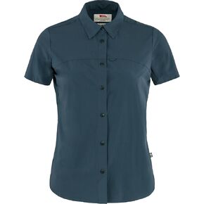 قميص Fjällräven High Coast Lite نسائي قصير الأكمام - مسامي، سريع الجفاف، قماش خفيف الوزن - المشي لمسافات طويلة، السفر in Saudi Arabia