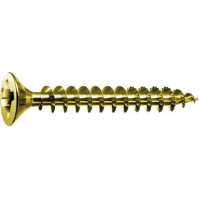 SPAX #10 x 3in. Flat Head Unidrive Yellow Zinc Coated Screw - 1 LB Box (4101020500756) in Saudi Arabia