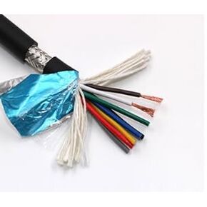 TRVVP 20AWG 8 كابل سلسلة سحب مرن، كابل محمي متعدد النواة للمحركات المؤازرة، لآلات التوجيه CNC، مغزل CNC VFD، الأجهزة الكهربائية، الطابعات ثلاثية الأبعاد، 65 قدمًا (20 مترًا) in Saudi Arabia
