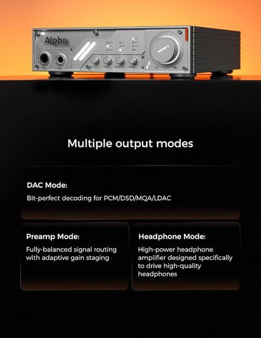 D&A Alpha سطح المكتب المتوازن بالكامل عالي الدقة DAC وسماعة الرأس AMP Dual ES9039Q2M Decoder in Kuwait
