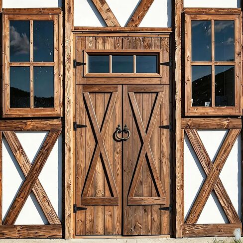 10 Pcs 3 Inch Strap Hinges, Shed Door Gate Hinges T Strap Fence Gate Hingess, Black Heavy Duty Barn Door Hinges for Gates, Barn Doors, Shed Doors, Outdoor, Wooden Fences Tee Hinge Hardware in Kuwait