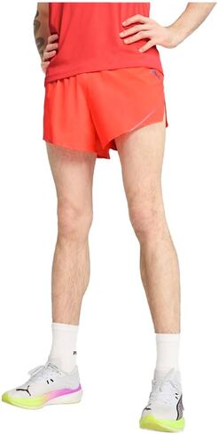 PUMA Mens Raceday Ultraweave Split 3 Inch Shorts Casual Bottoms Casual - Black in Kuwait