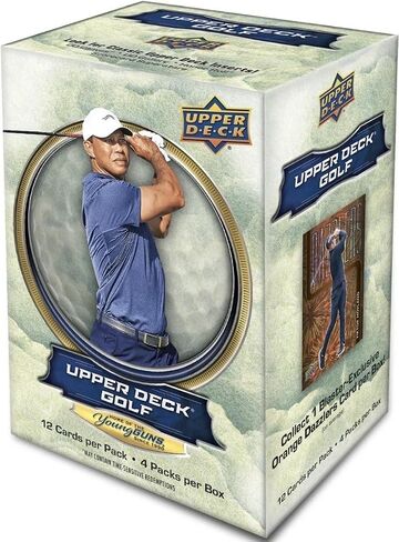 2026 Upper Deck GOLF Series Sealed Blaster Box of Packs Featuring Young Guns Rookie Card, Scorecard Superstars and a Blaster Exclusive Orange Dazzler Try For Tiger Woods, Nelly Korda and Many Others in Kuwait