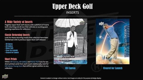 2026 Upper Deck GOLF Series Sealed Blaster Box of Packs Featuring Young Guns Rookie Card, Scorecard Superstars and a Blaster Exclusive Orange Dazzler Try For Tiger Woods, Nelly Korda and Many Others in Kuwait