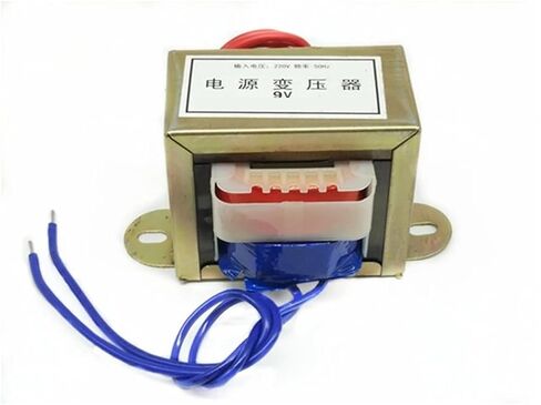 EI66-50W محول 50W/VA 220V 380V إلى 6V/9V/12V/15V/18V/24V/جهد واحد (إخراج 2 أسلاك) مصدر طاقة التيار المتردد 1 قطعة (380V_AC18V) in Kuwait
