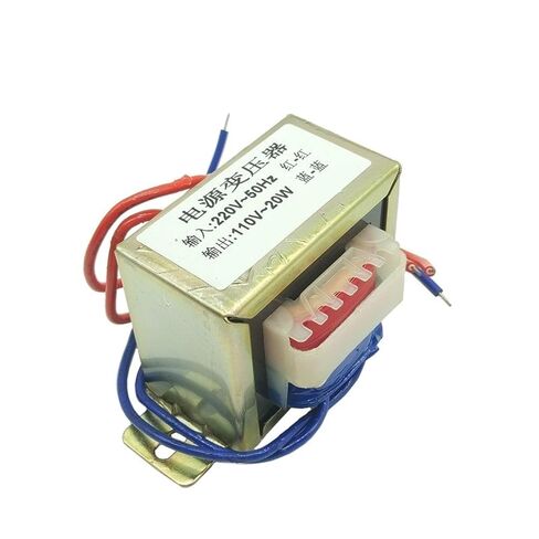EI57-20W نوع محول الطاقة 20W/VA 220V إلى 110V AC 0.18A عزل 1 قطعة in Kuwait