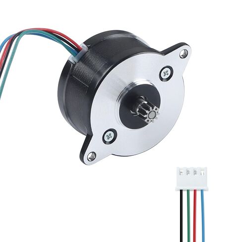 Immdinogo Extruder Motor Replacement for Adventuer 5M/ 5M Pro: 36 Pancake Stepper Motor 2 Phase 1.8 Step Angle DC 2.3V 1A 10 Teeth Gear for Driving the Movement of AD5M Extrusion Head in Kuwait
