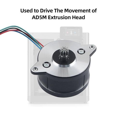 Immdinogo Extruder Motor Replacement for Adventuer 5M/ 5M Pro: 36 Pancake Stepper Motor 2 Phase 1.8 Step Angle DC 2.3V 1A 10 Teeth Gear for Driving the Movement of AD5M Extrusion Head in Kuwait
