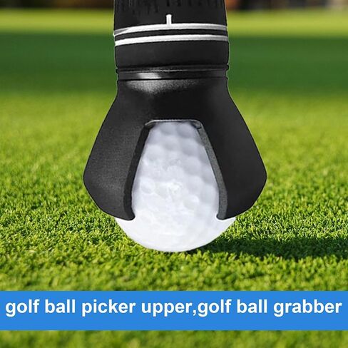 Golf Ball Collector | Golf Ball Picker for End of Putter - Sports Training Accessories, Pick Up Retriever Claw Sucker Tool for All Kinds of Putter Handle in Kuwait