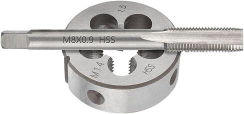 1SET HSS 6542 Multifunction Tap and Die Set M38-M40 Metric Screw Thread Hand Taps Straight Fluted Tool(M38X3) in Kuwait