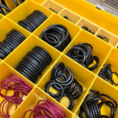 4C-4782 270-1528 O-Ring Kit with Precision Pick, NBR 90 Hydraulic Seal Assortment Fits CAT Caterpillar Excavator, High Pressure SAE STOR ORFS Fitting Sealing Sets, 32 Sizes - 580PCS in Kuwait