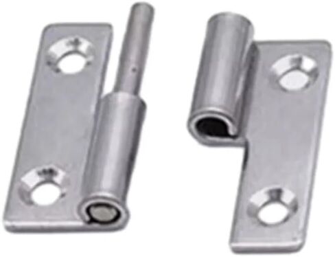 Detachable Hinge 2/2.5/3/4 Inch Stainless Steel Flag Shape Door Bathroom Slip Joint 1Pcs(4 inch Left) in Kuwait